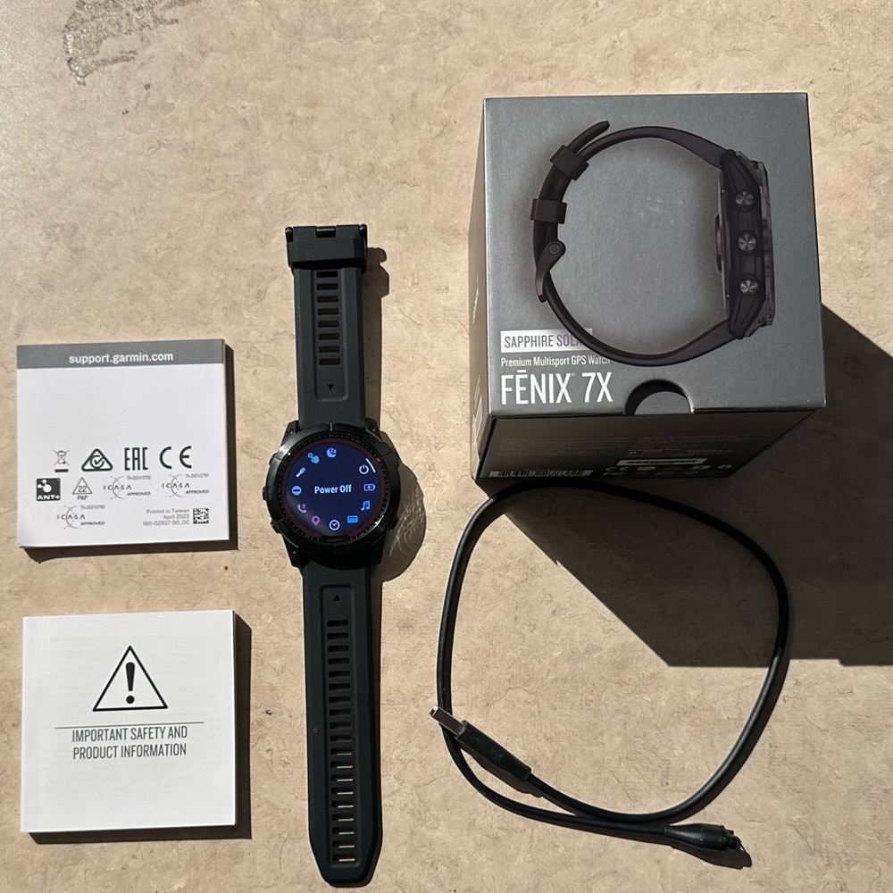 Garmin fenix 7X - Sapphire Solar
